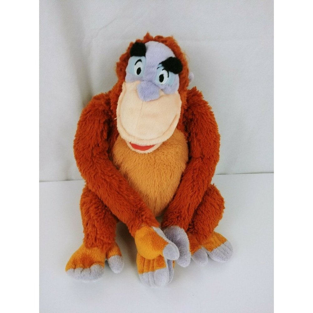 Disney Store Jungle Book King Louie Plush with Hugging Hands Stuffed Toy 12"